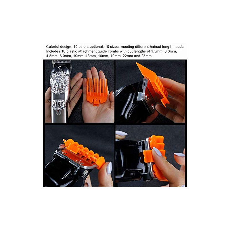 10pcs Comb Set Limit Combs Electirc Hair Clipper Accessory Hair