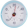 enpekkusu Weather Meter, Temperature and Humidity Meter, Plain Hygrometer Place
