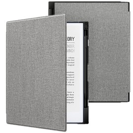 TiMOVO Case Compatible for Remarkable 2 Tablet, Slim Lightweight Stand Hard Back Shell Protective Cover with Pen Holder Compatible with Remarkable 2 Paper Tablet 10.3" 2020 Released, Gray