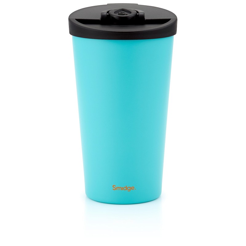 Smidge Travel Cup - 355ml, Aqua, Stainless Steel, Leakproof, Insulated,