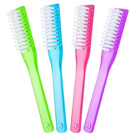 Cepillo de uñas para limpiar las uñas, mango de agarre, cepillo de limpieza de uñas, paquete de 4 cepillos de limpieza de cocina, cepillo limpiador de