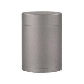 Titanium Pill Box, Portable Pocket Vitamin Organizer with Sealed Lid Waterproof Mini Pill Case for Home, Outdoor, Travelling