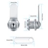 2 Pcs Cabinet Locks, 16 mm Letterbox Locks, Cupboard Locks