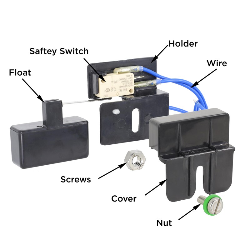Beckett 1502UR Drain Pan Safety Switch Switch 125-250 VAC with