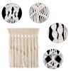 DDBESSIC Boho Macrame Curtains, 71x35inch Beige Hand Woven Window Curtain
