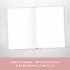 paper&you® Notebook A5+ Squared with Elastic Band [Dainty Flower] 156