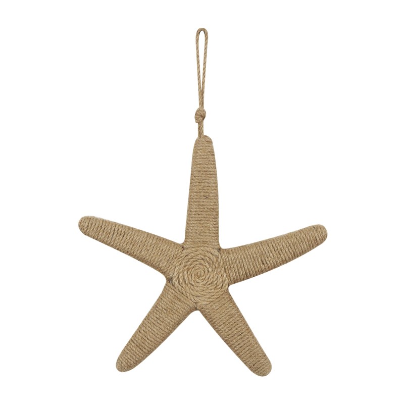 Deco 79 Jute Rope Starfish Handmade Home Wall Decor Wrapped