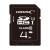 HIDISC HDSDH4GCL10UIJP3 SDHC Card, 4 GB Class 10 UHS-1 Compatible