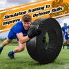 Wibeelee Football Tackle Wheel Tackling Dummies for Football High-Density Sponge