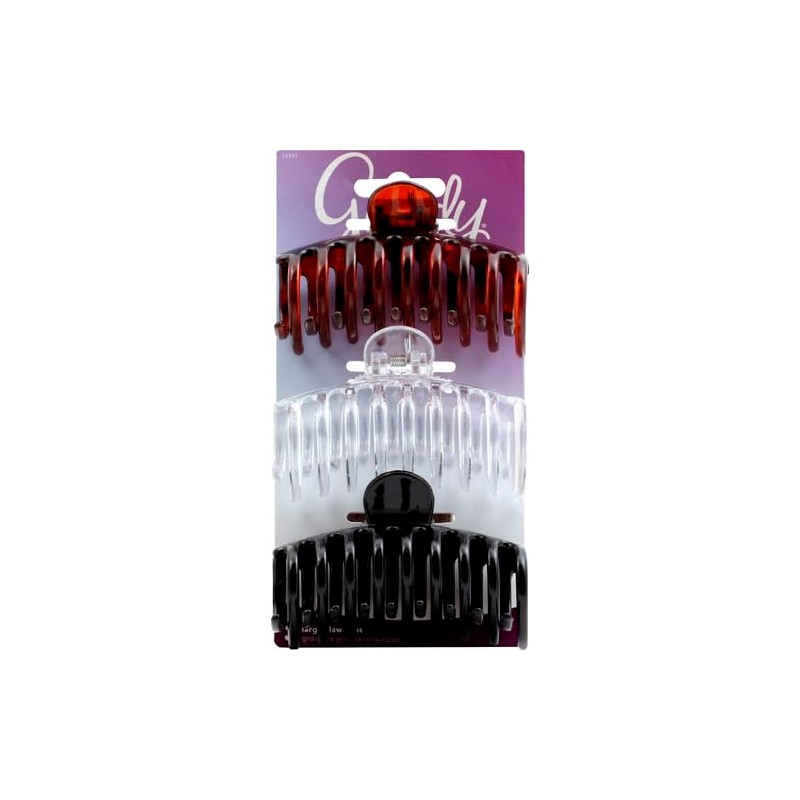 Goody Classics Medium Spiral Claw Clip 3 ea