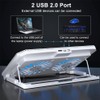 Laptop Cooling Pad with 2 Fans,About 1400 RPM Laptop Cooling