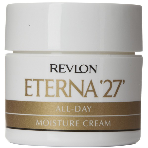 Revlon Face Moisturizer, Eterna'27 All Day Moisture Cream for Dry Skin, Restores Hydration & Softens Skin, Infused with Natural Oils, 2 Oz