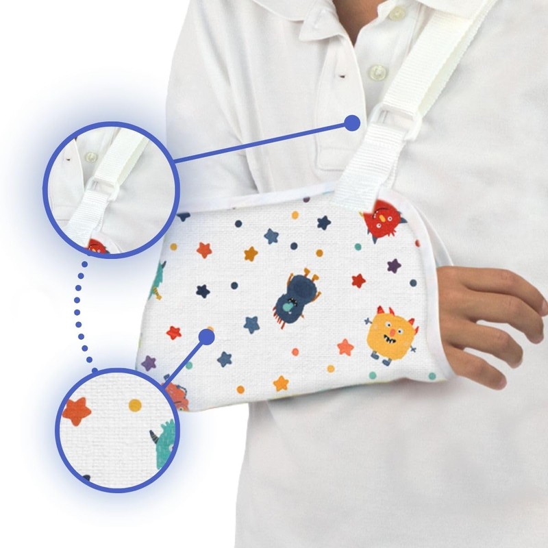 Mobiclinic , Arm Sling Children, Size M, 100% Cotton, European