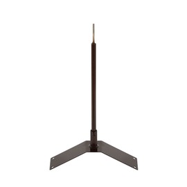 EZ Vane Metal Weathervane Roof Mount with Triple Powder Coating, 14” Height with 5mm Pin, Adjustable Base to Fit Most Roofs | Hand-Crafted and Family-Owned, Made in The USA, Limited