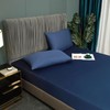 Luofanfei Fitted Sheet 180 x 200 cm, Blue Marine Box