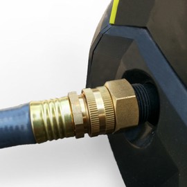 Rocky Mountain Goods Female to Female Swivel Hose Connector - 3/4” Female Hose to 3/4” Female Pipe - Heavy Duty Brass - Design Prevents Leaks - For Use With Pressure Washers or Garden Hoses