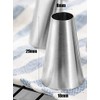 Round Nozzle for Macarons,Round Piping Nozzle#12,8mm,3 Pcs
