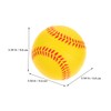 Kisangel 4pcs Soft Foam Baseballs Safe PU Sponge Training Balls