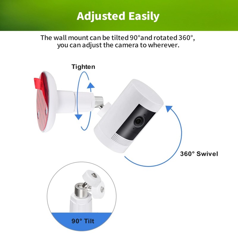 2 Pack Universal Adhesive Camera Mount for Spotlight Cam Battery/Pro/Plus,