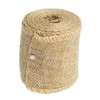 sourcing map Burlap Wired Ribbons, 2.4inch x 3yards Natural Burlap