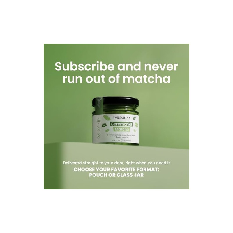 PureChimp Matcha Green Tea Powder - 50 g de Matcha