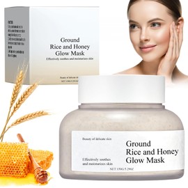 Rice Beauty Mask, Face Mask Rice & Honey, Face Mask Rice & Honey, Face Mud Covers Skin Care, Nourishing Mask Beauty, Nourishing Face Mask for the Night for All Skin Types, 150 g