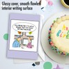 NobleWorks Fewer Buttons - Birthday Greeting Card with Envelope (4.63