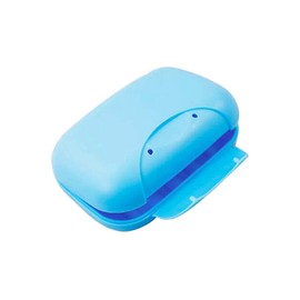 NUODWELL Creative Travel Handmade Soap Box Waterproof and Leakproof Soap Box with Sealed Portable Home Outdoor Soap Box (Blue)