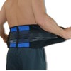 NeoPhysio Neoprene Double Pull Lower Back Support Lumbar Brace =