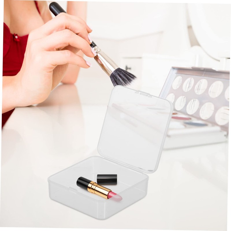 Ciieeo Stackable Storage Containers Desk Organizer Storage Box Decorative Multi-functional