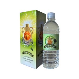 Makkah Al Mukarramah 12 Pack Zam Zam Water 500ml / 16.9oz Imported From Saudi Arabia