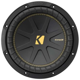 Kicker 50CWCD104 CompC 10" Subwoofer, Dual 4-Ohm (Renewed)
