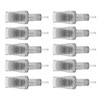 10pcs Shading Cartridge Needle Professional Stainless Steel Disposable Flat Blade