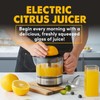Elite Gourmet 24oz Electric Citrus Juicer With Pulp Strainer Compact