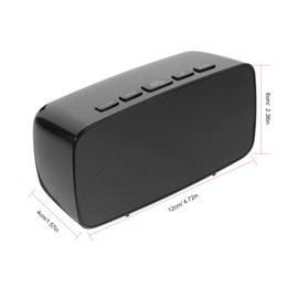 Cabilock LED Alarm Clock Digital Temperature Clock Desktop Display Time Table Clock Battery Operated Bedside Alarm Clocks for Heavy Sleeper Large Number Display