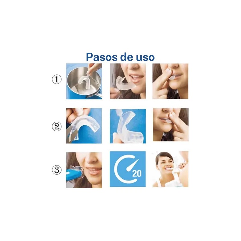 Kit De Blanquear Dientes Lampara Led Gel Dental 7 En