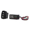 Turn Signal Rocker Switch LED Waterproof Anti Shock 240W Motorcycle