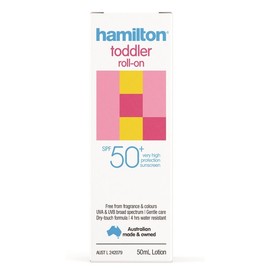Hamilton Sunscreen Toddler SPF 50+ Roll-On 50ml