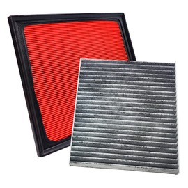 Replacement Cabin & Engine Air Filter For Toyota CAMRY (2018-2024), Not fit Hybrid. Replacement for CF12157, 17801-F0050