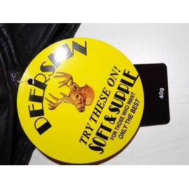 Milwaukee Motorcycle Riding Leather American Deer Skin Fingerless Gloves Very Soft Leather (XL Regular)