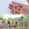 WYAN 60 PCS Gutter Hooks,Removable Combination Gutter Hooks,Plastic Gutter Clips,Christmas