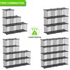 TUMUCUTE Wire Cube Storage Organizer, 20-Cube Metal Storage Shelves Bookshelf,