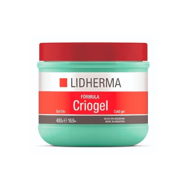 Lidherma Crio Gel Firming Reducer & Descongestant Body Cream For Massage, 480 g / 16.93 oz