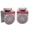 Dorit Judaica Pomegranate Mandala Shabbat Candlesticks