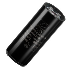 CD60 110-125 VAC 400-480 uf/MFD Round Motor Start Capacitor Replacement Parts, Fit for Central Air-Conditioners, Condenser Fan Motors and Heat Pumps