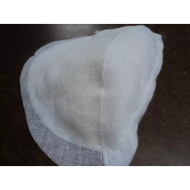 penn pad Raglan sleeve pads.1-pair. 3/4" white.