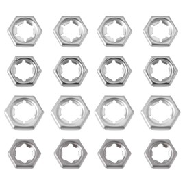 SG Store 40 Pcs Self Locking Hex Nut (6 Locking Teeth) DIN 7967 304 Stainless Steel M6 M8 M10 M12