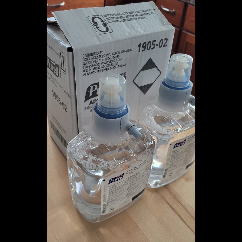 Purell 1905-02 Advanced Hand Sanitizer Foam for 1928-04 LTX-12 (Box
