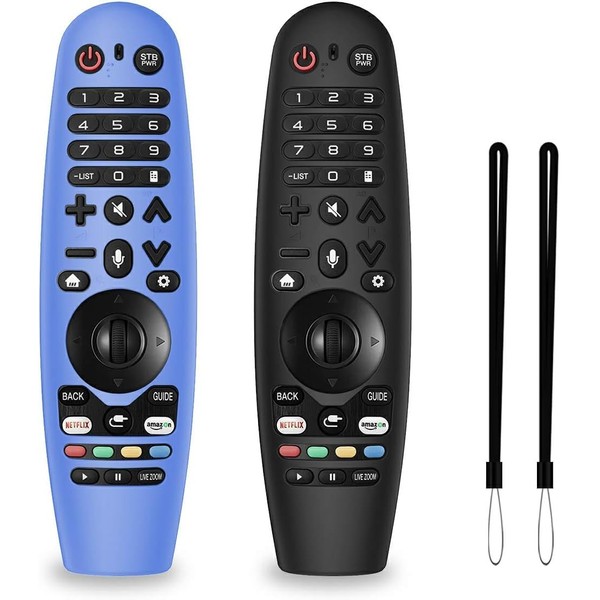 2 Packs Silicone Remote Cover for LG AN-MR19BA / LG