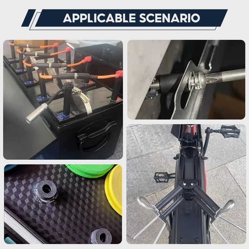 90 PCS ABS Round Spacer Washer Assortment Kit, Insulation Spacer